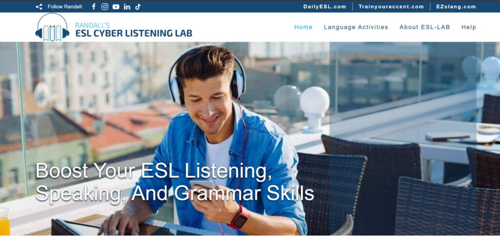 Randall's ESL Cyber Listening LabのHP